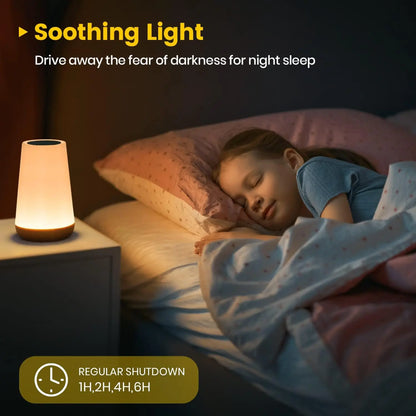 Touch Night Lamp, 13 Color Rechargeable Bedside Light