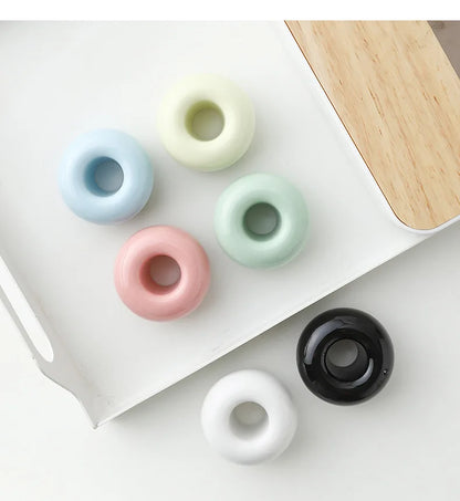 Ceramic Toothbrush Holder, Mini Handmade Glazed Vanity Cup