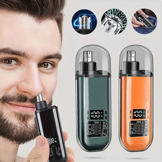 Nose and Ear Hair Trimmer, USB-C Rechargeable Grooming Tool