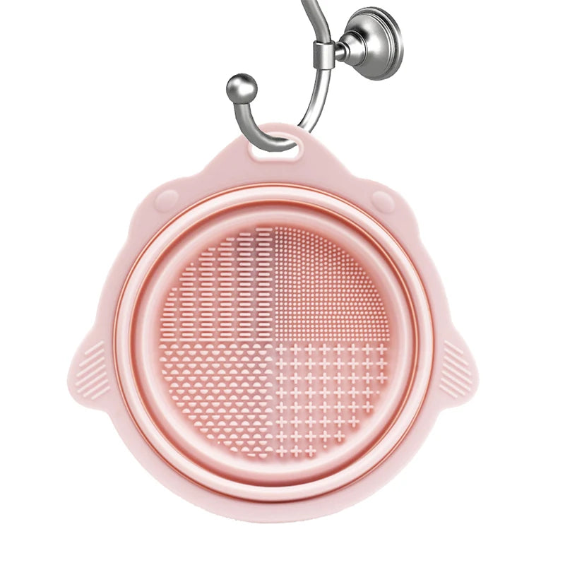 Makeup Brush Cleaning Set with Bowl and Drying Holder