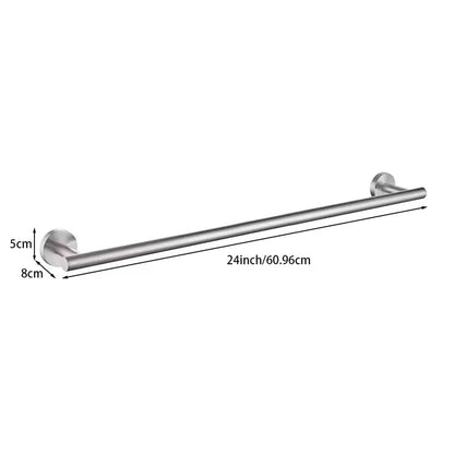 Wall Mounted Towel Bar, Stainless Steel Bathroom Rack, Gold or Black