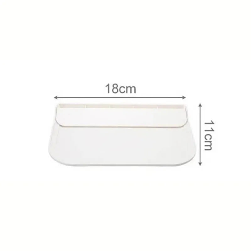Foldable Wall Shelf, No Drill Floating Shelf for Bathroom