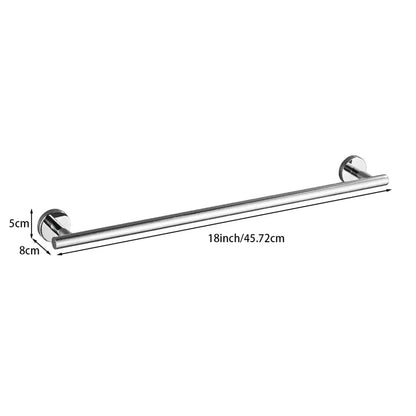 Wall Mounted Towel Bar, Stainless Steel Bathroom Rack, Gold or Black