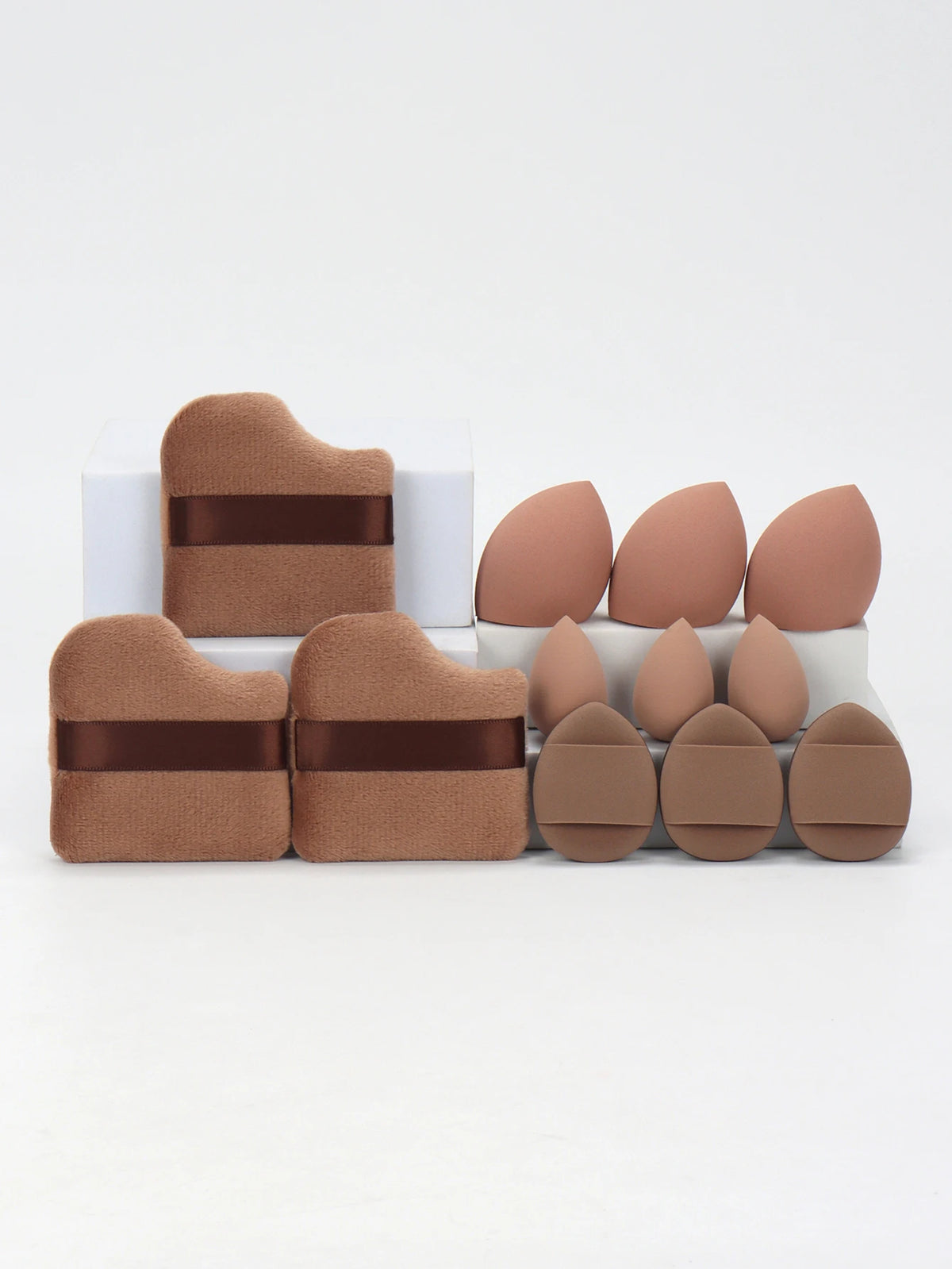 12-Piece Makeup Sponge and Powder Puff Set
