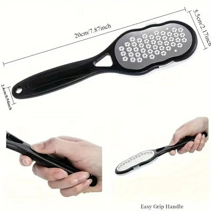 Stainless Steel Foot File with Anti-Splash Design