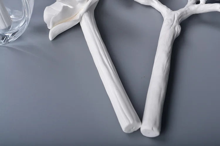 Ceramic Aroma Flower Stem, Handcrafted Scent Diffuser Bloom