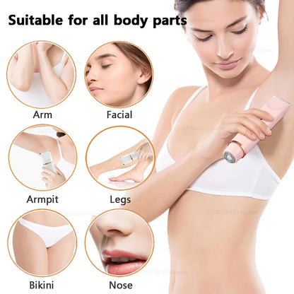 Women's 2-in-1 Rechargeable Electric Shaver