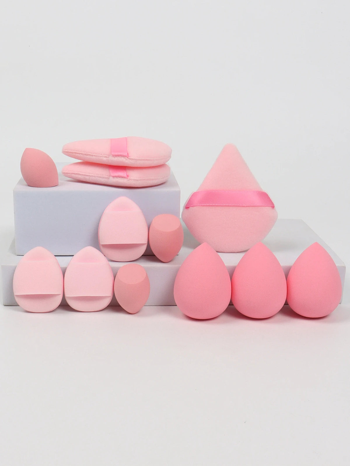 12-Piece Makeup Sponge and Powder Puff Set