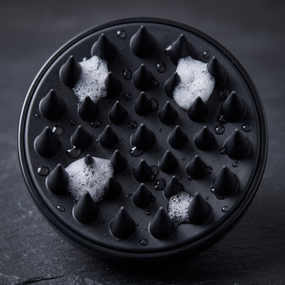 Close-up of the silicone bristles