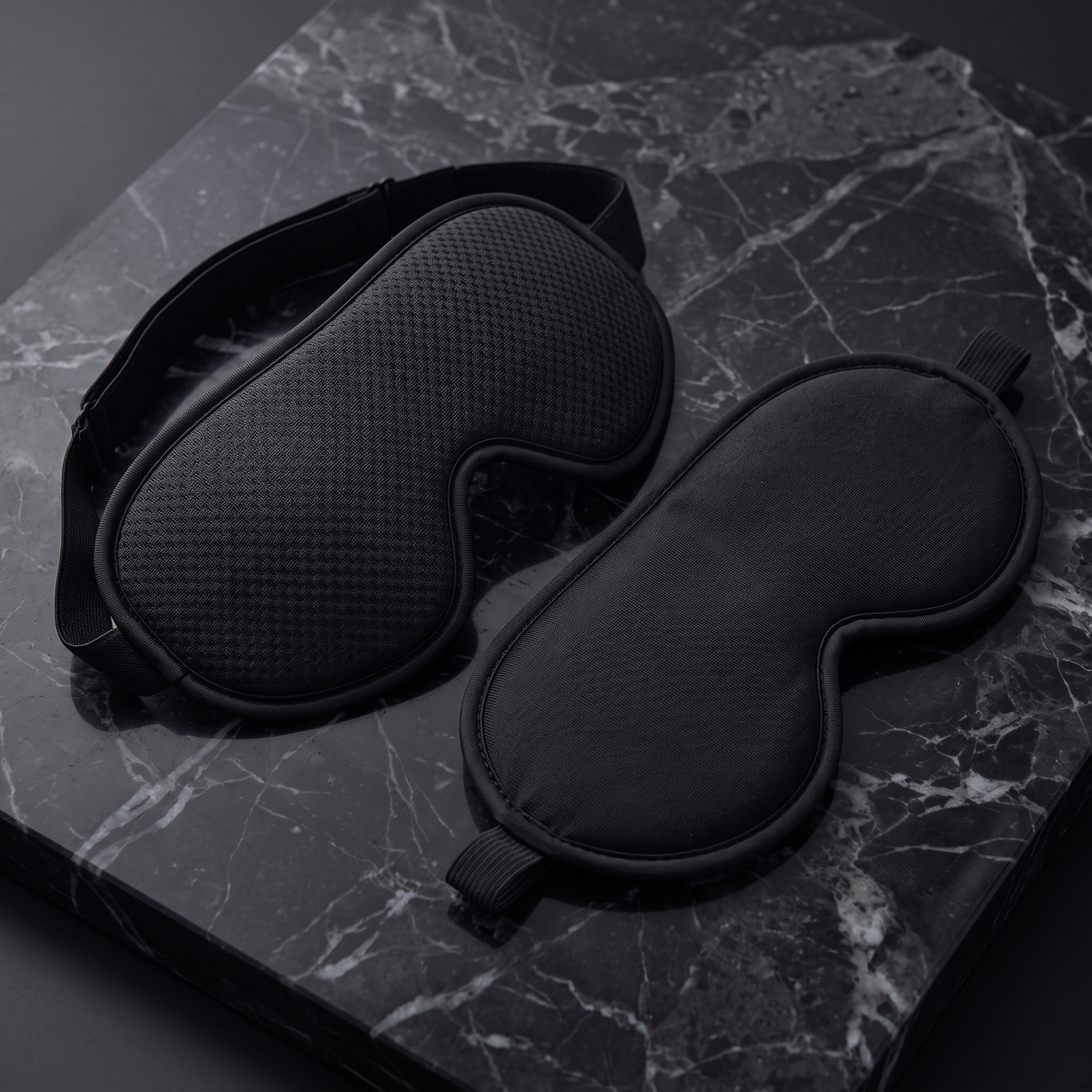 3D contoured and classic flat sleep masks