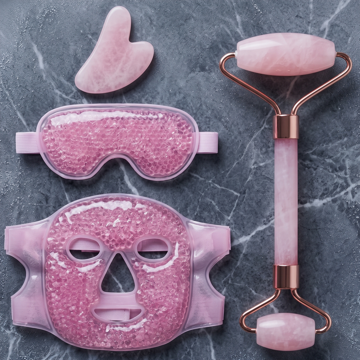 Gel bead mask 4-piece set